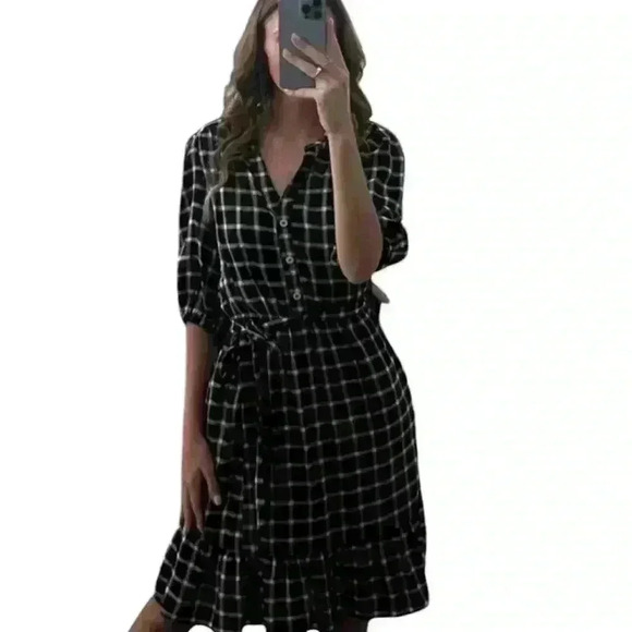 NWOT Plaid Dress - Picture 1 of 1